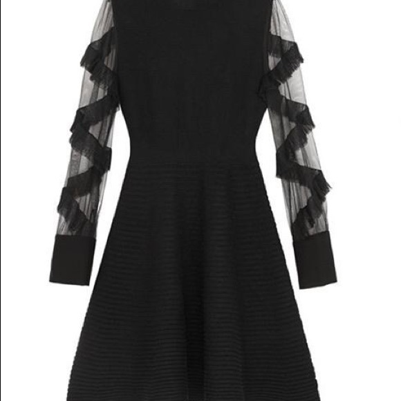 Long Sleeve Black Dress - Picture 3 of 3